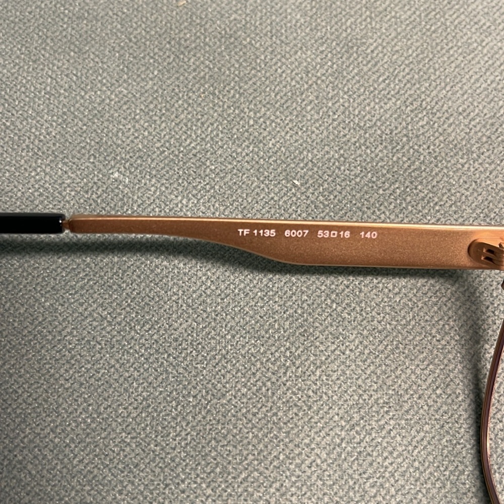 BNWT TIFFANY TF1135TF 1135 6007 BLACK & ROSE GOLD FULL RIM EYE FRAMES 140-53-16 - Picture 13 of 16